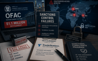 Spotlight: OFAC Penalizes Brokerage Firm for Sanctions Control Failures
